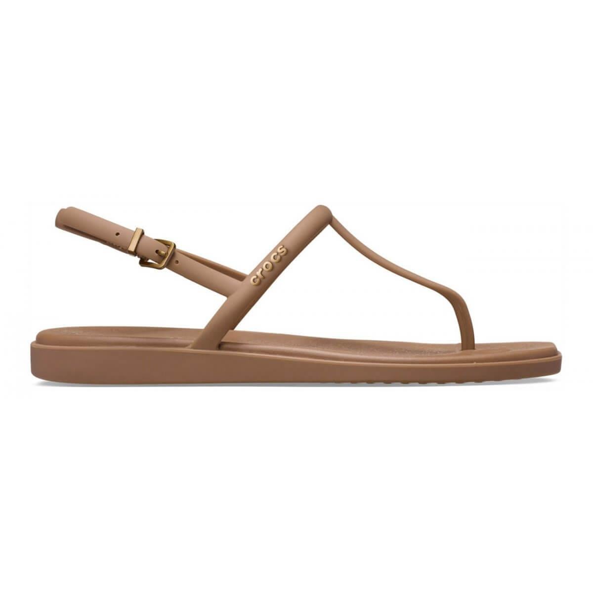 Crocs Miami Thong Flip Kadın Sandalet - Kahverengi
