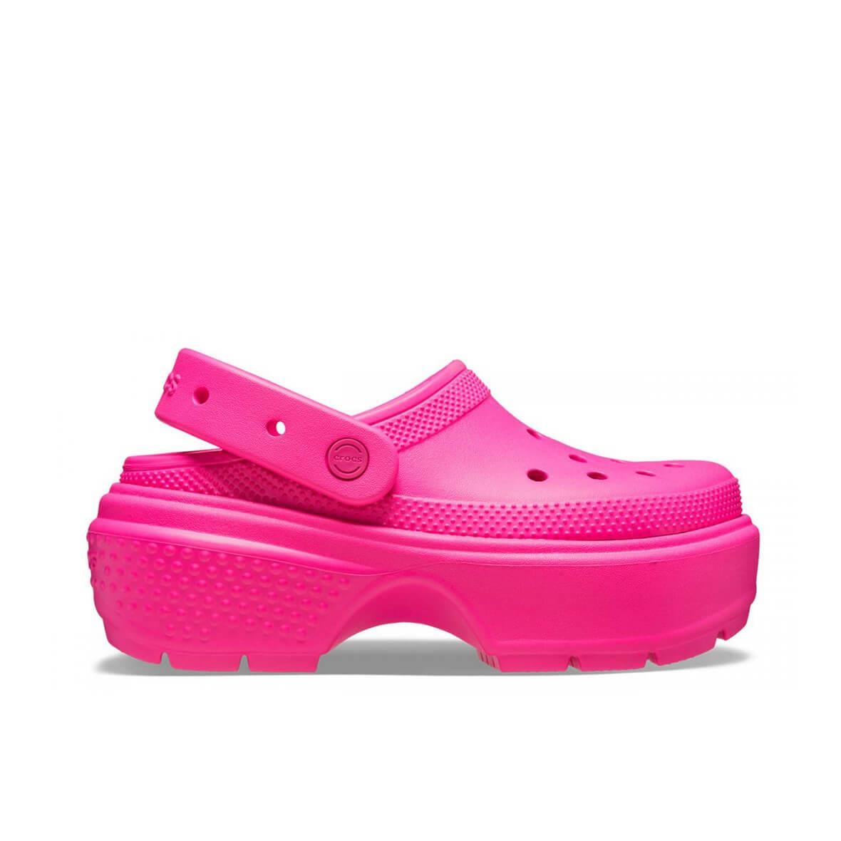 Crocs Stomp Clog Kadın Terlik - Neon Pembe