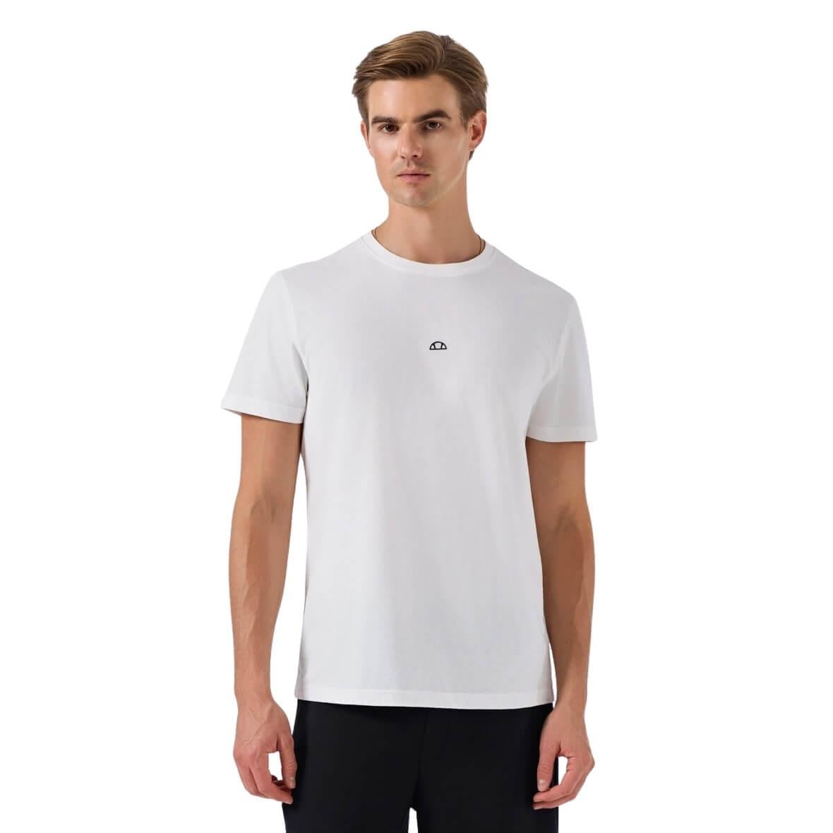 Ellesse 5SM5376-OF Bisiklet Yaka Erkek T-Shirt - Kırık Beyaz