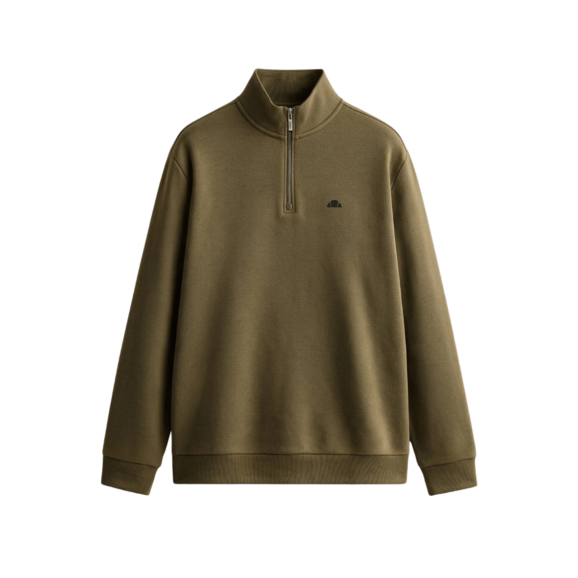 Ellesse 5WM1603-KH Yarım Fermuarlı Erkek Sweatshirt - Haki