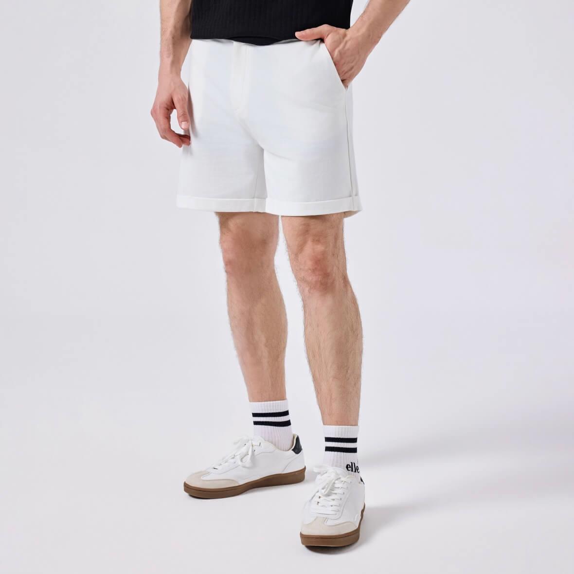 Ellesse 6SM4014-OF Erkek Şort - Kırık Beyaz