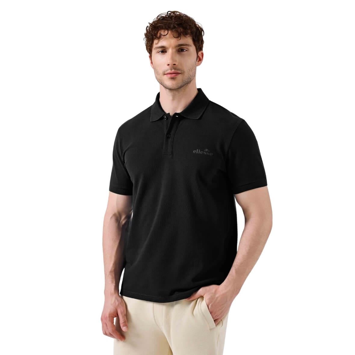 Ellesse 6SM5018-BK Polo Yaka Erkek T-Shirt - Siyah