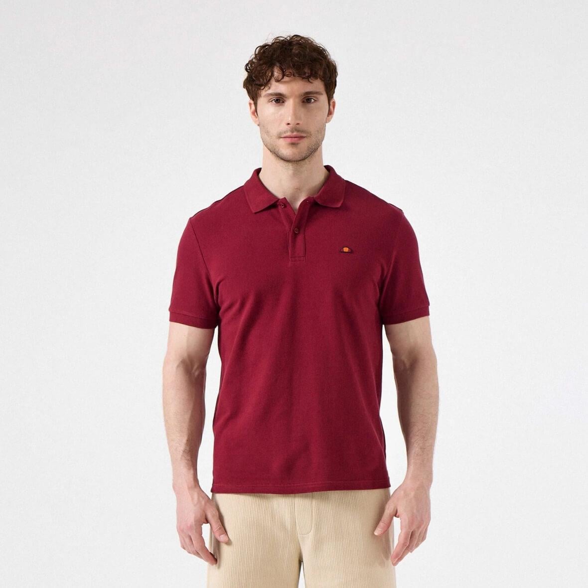 Ellesse 6SM5044-TRD Polo Yaka Erkek T-Shirt - Bordo