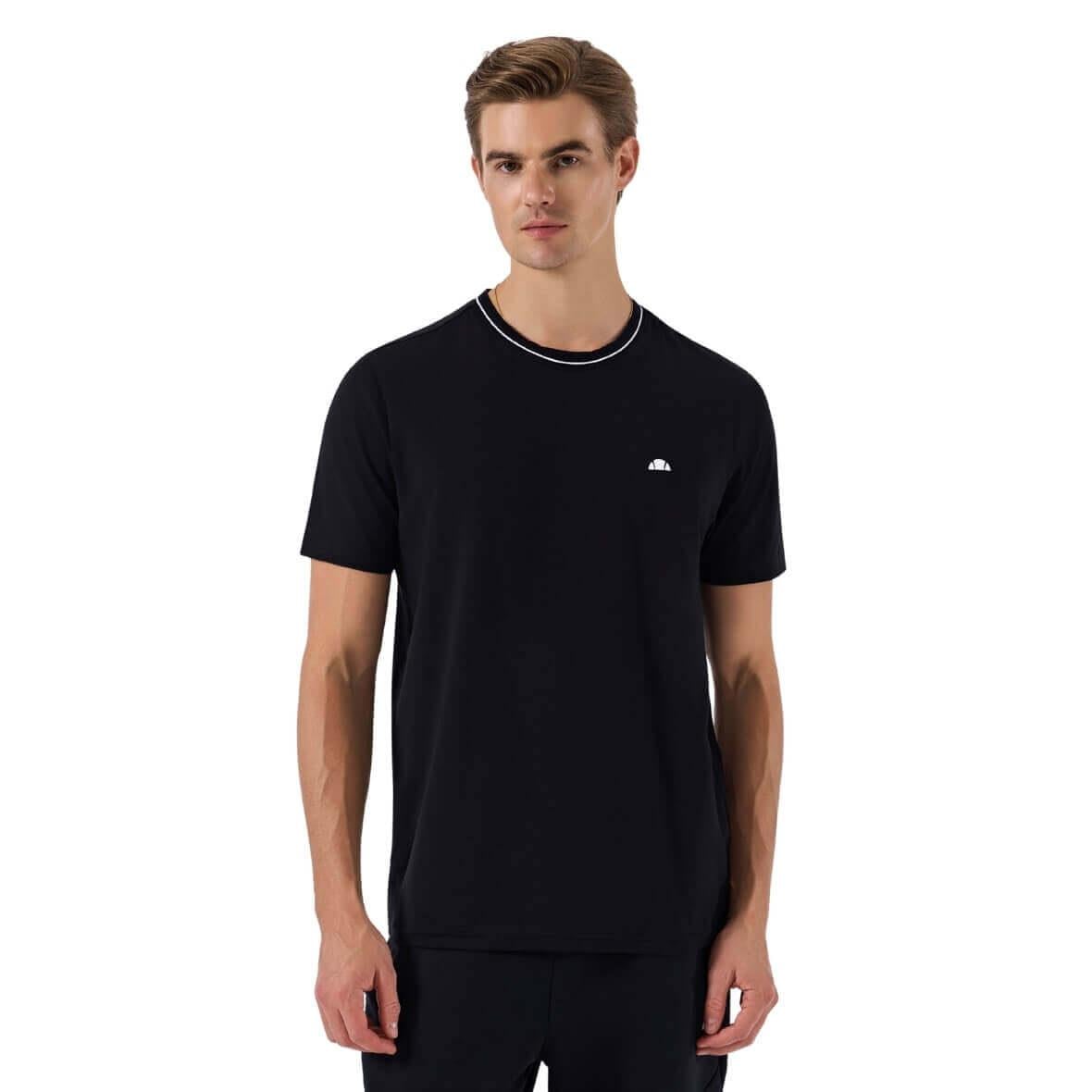 Ellesse 6SM5058-BK Bisiklet Yaka Erkek T-Shirt - Siyah