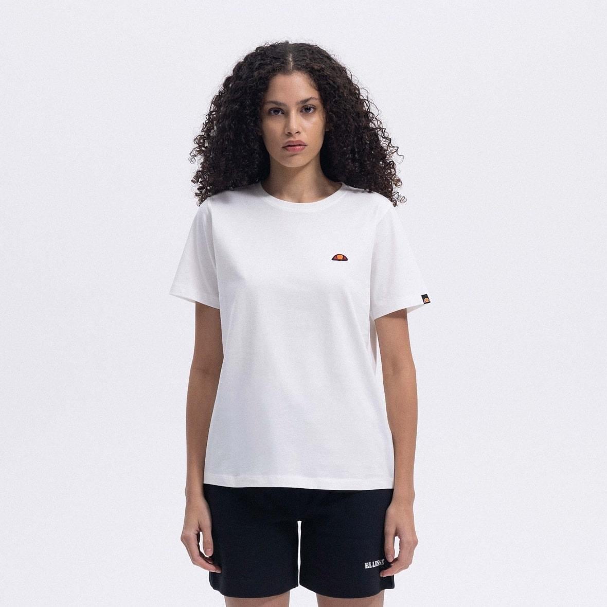 Ellesse EF174-OF Bisiklet Yaka Kadın T-Shirt - Kırık Beyaz