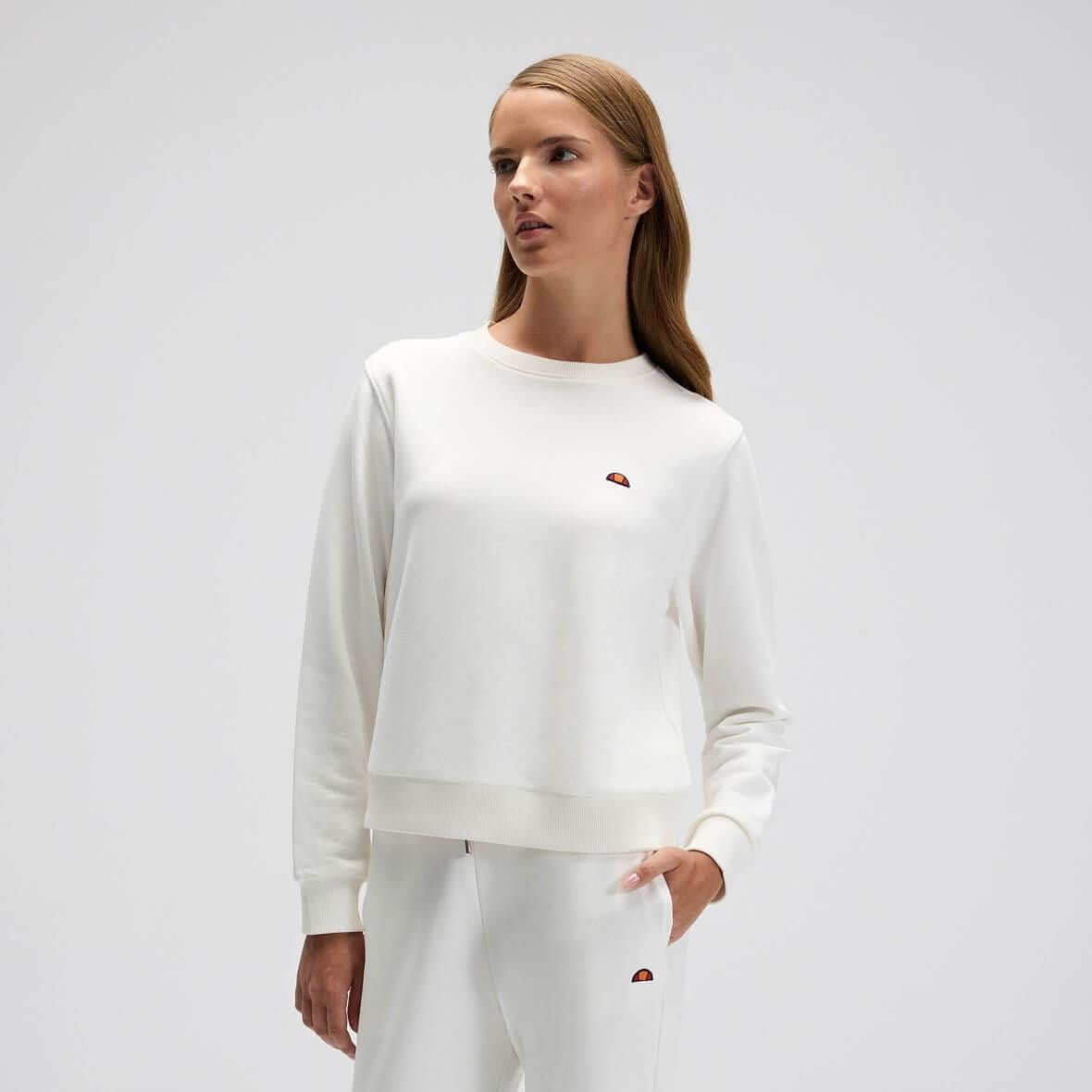 Ellesse EF553-OF Kadın Sweatshirt - Kırık Beyaz