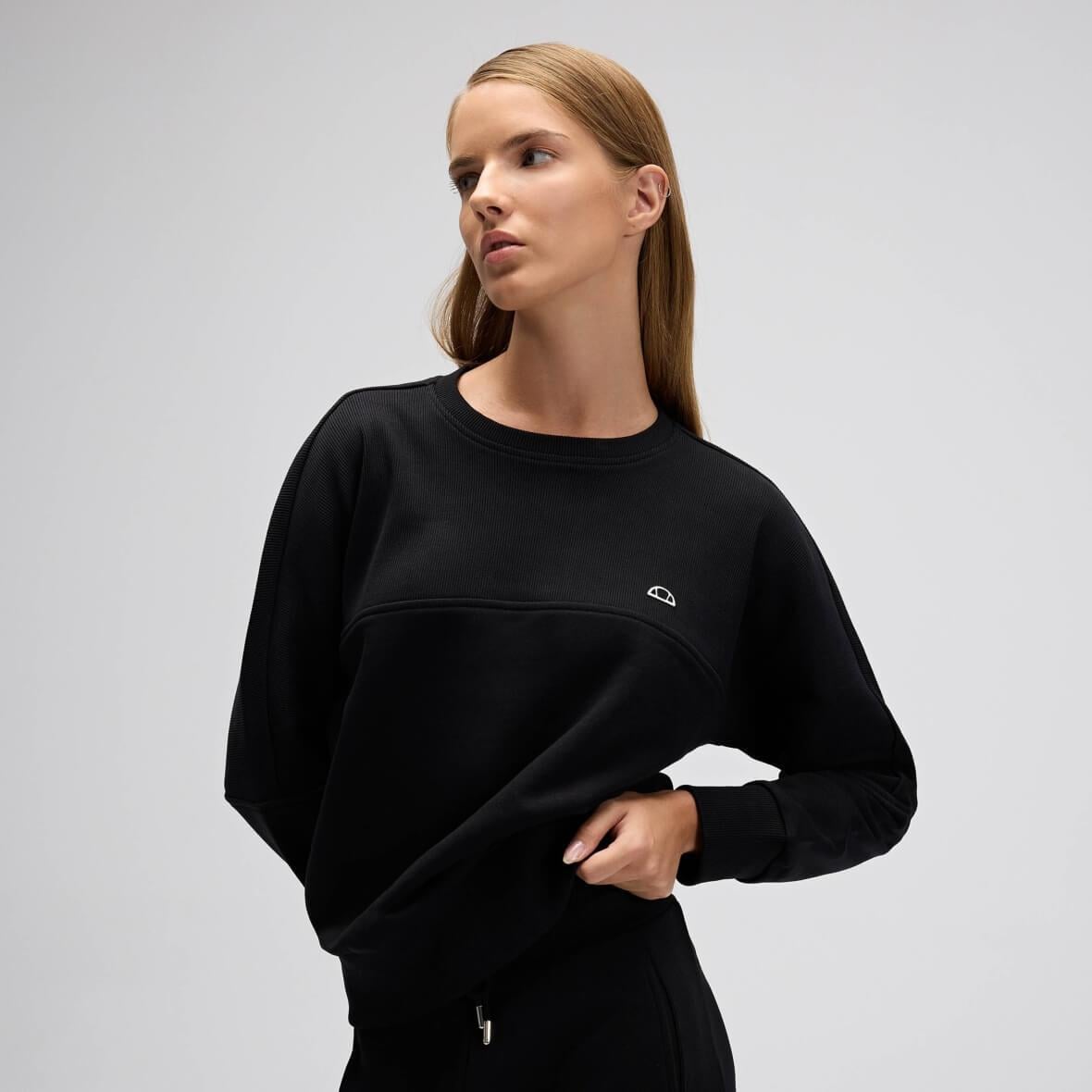 Ellesse EF567-BK Kadın Sweatshirt - Siyah