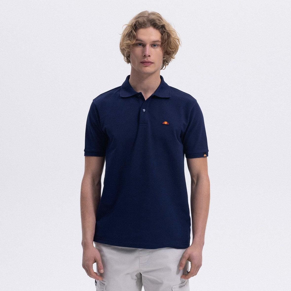 Ellesse EM460-NV Polo Yaka Erkek T-Shirt - Lacivert