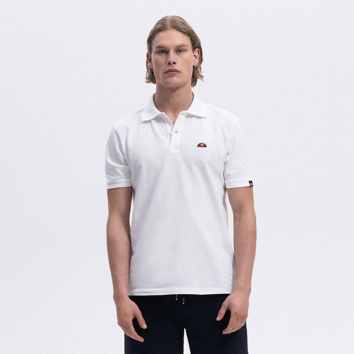 Ellesse EM460-OF Polo Yaka Erkek T-Shirt - Kırık Beyaz