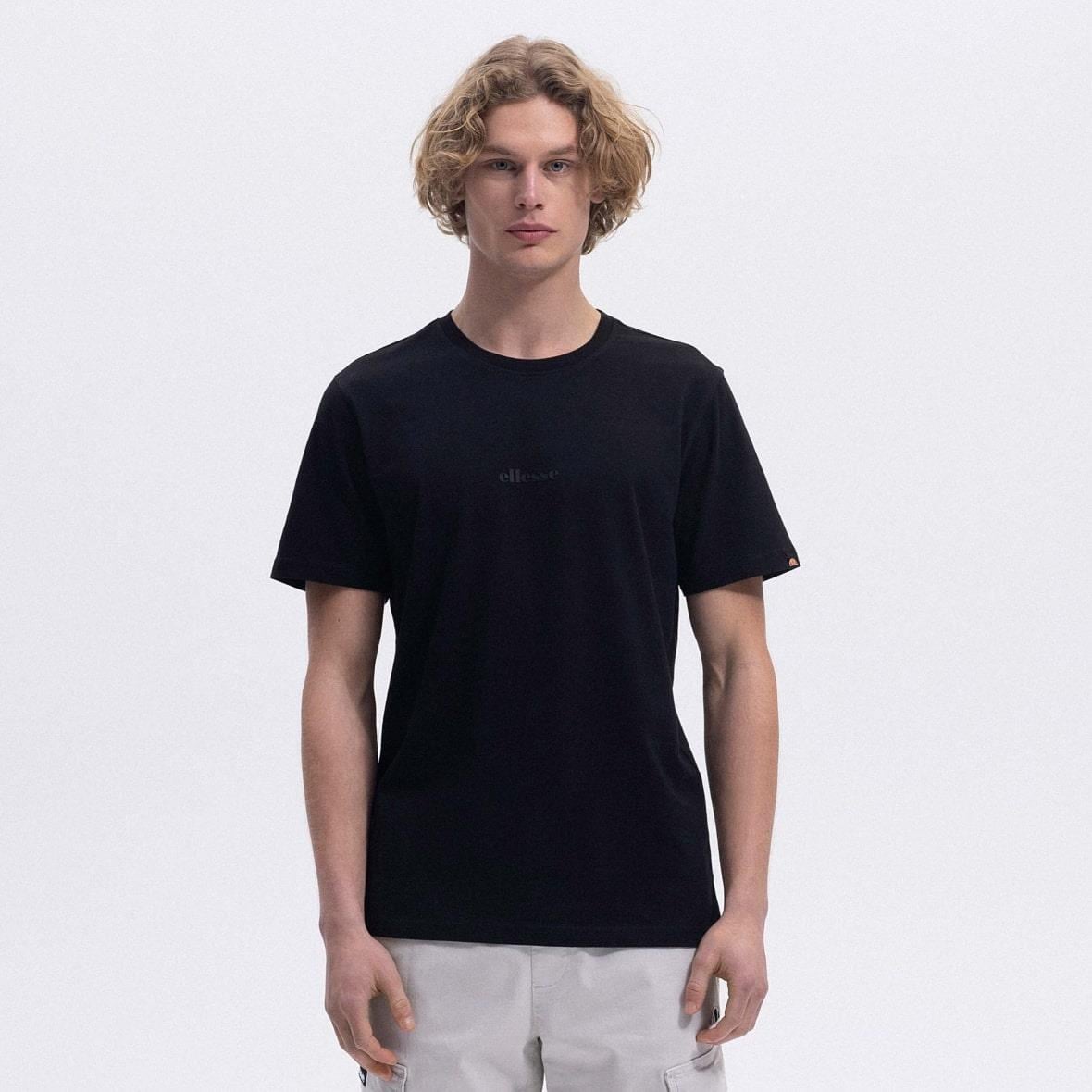 Ellesse EM462-BK Bisiklet Yaka Erkek T-Shirt - Siyah