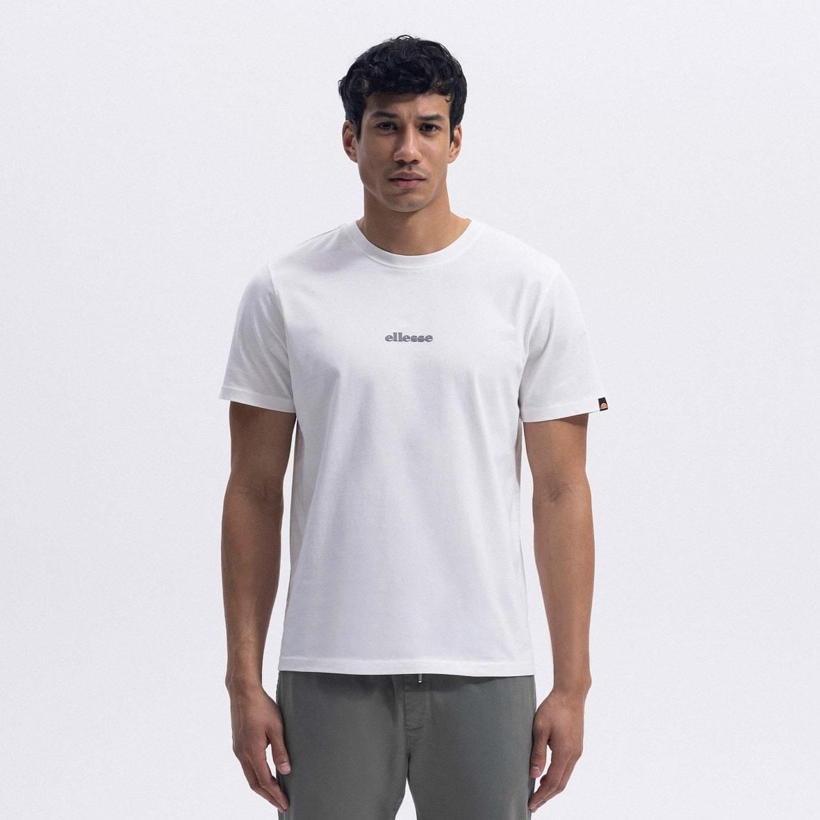 Ellesse EM462-OF Bisiklet Yaka Erkek T-Shirt - Kırık Beyaz
