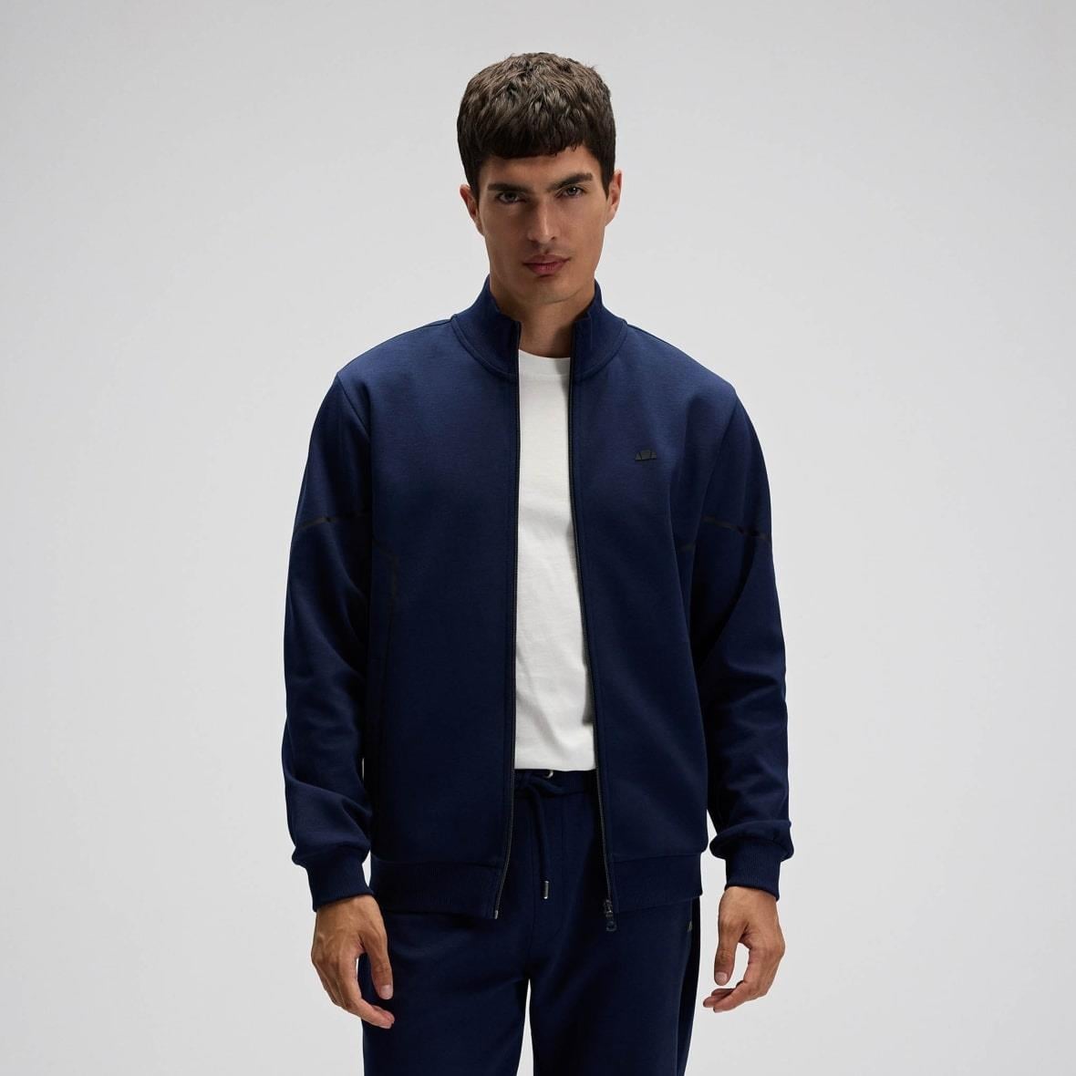 Ellesse EM545-NV Fermuarlı Erkek Sweatshirt - Lacivert