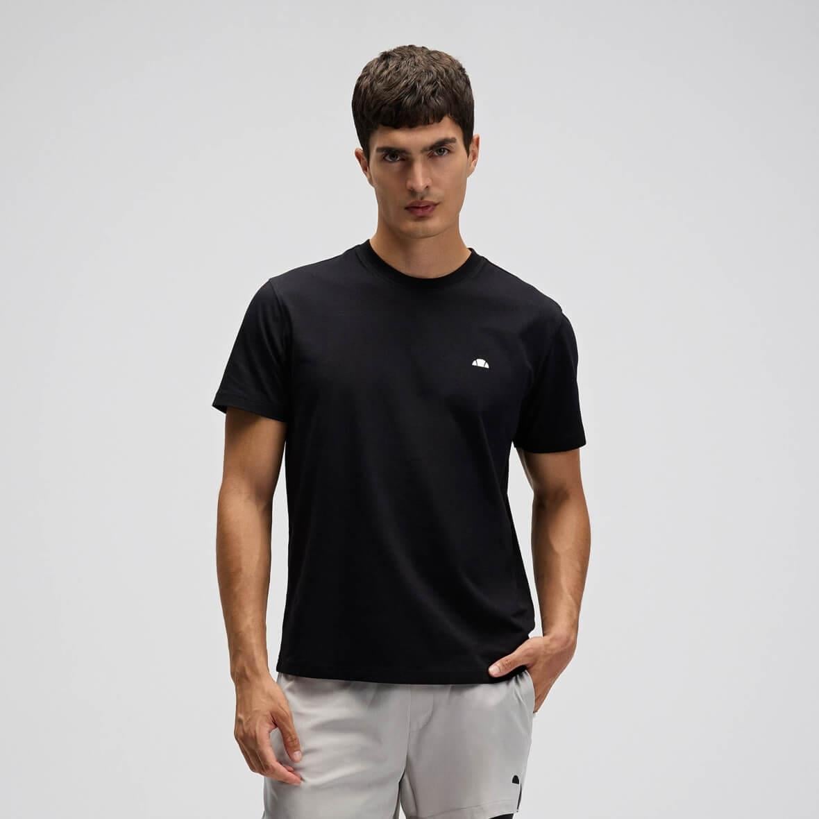 Ellesse EM559-BK Erkek Basic T-shirt - Siyah