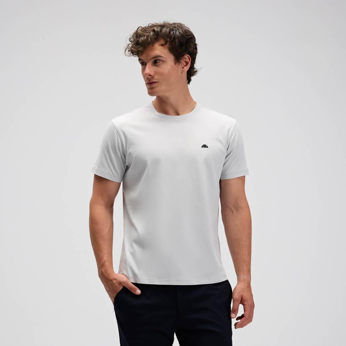 Ellesse EM559-GI Erkek Basic T-shirt - Gri