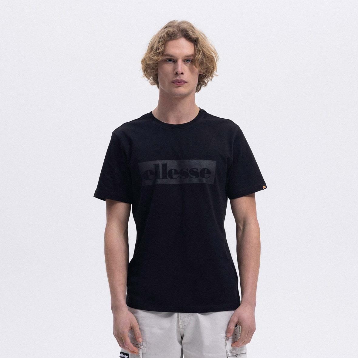 Ellesse EM589-BK Bisiklet Yaka Erkek T-Shirt - Siyah