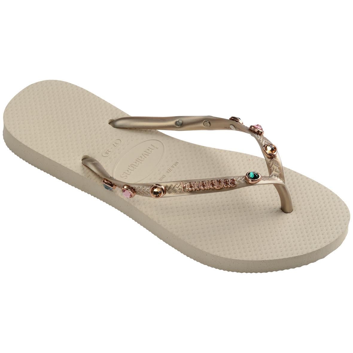 Havaianas Slim Luxury Bayan Terlik - Bej