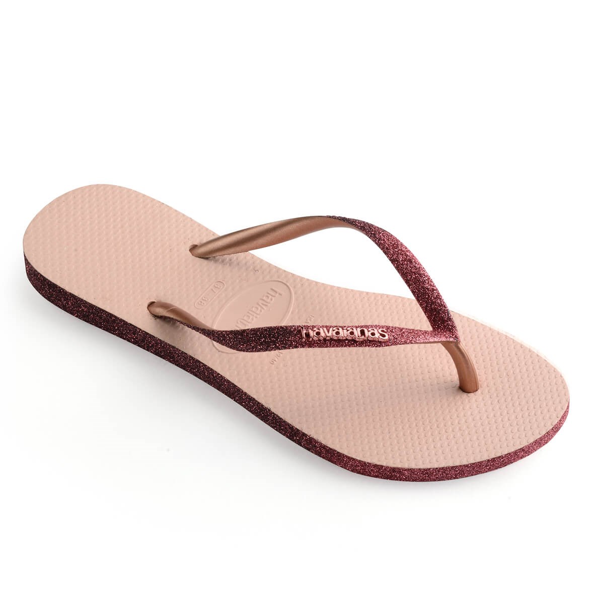 Havaianas Slim Sparkle II Bayan Terlik - Ballet Rose