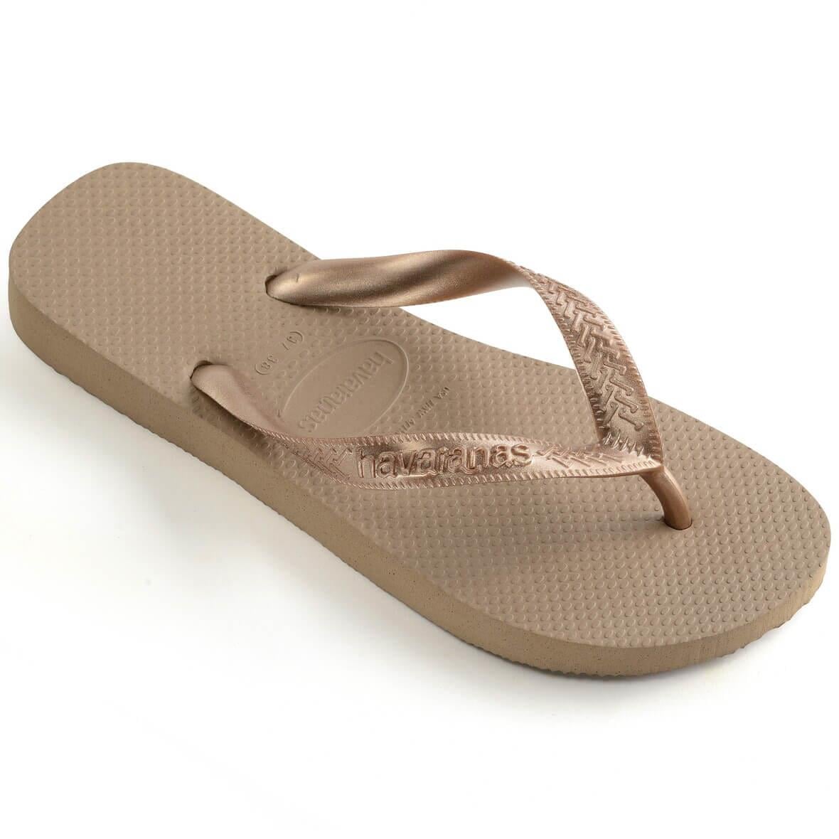 Havaianas Top Tiras Bayan Terlik - Pembe Altın