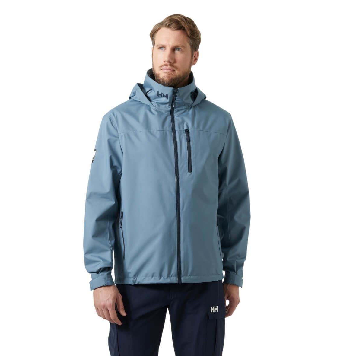 Helly Hansen Crew Hooded Jacket 2.0 Erkek Mont - Bulut Mavisi