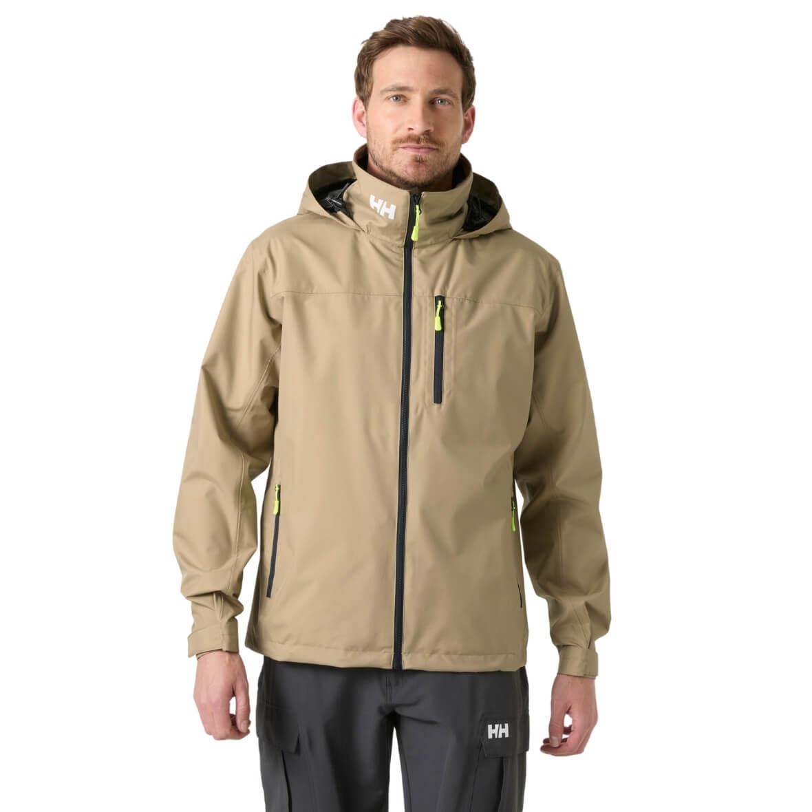 Helly Hansen Crew Hooded Jacket 2.0 Erkek Mont - Bej