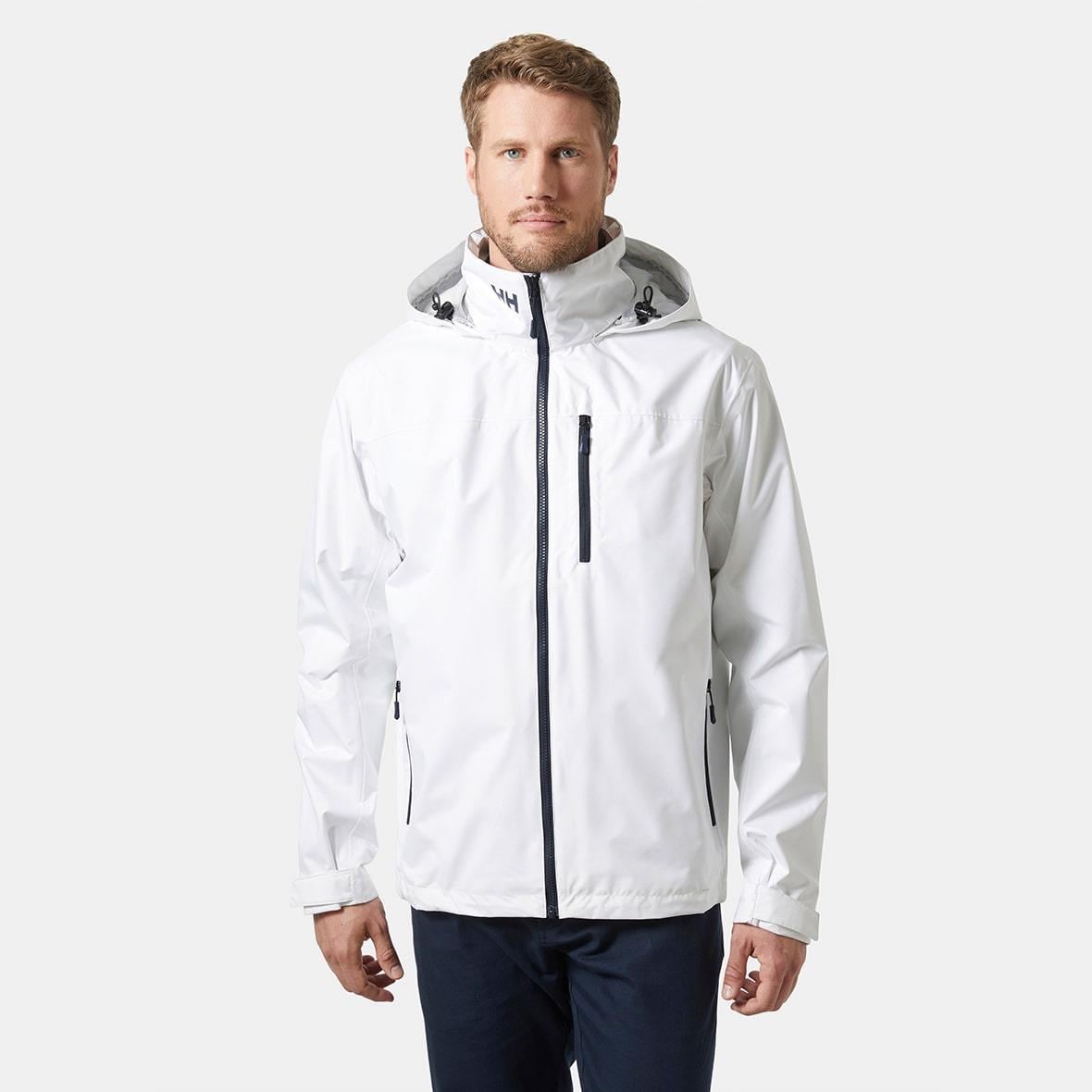 Helly Hansen Crew Hooded Jacket 2.0 Erkek Mont - Beyaz