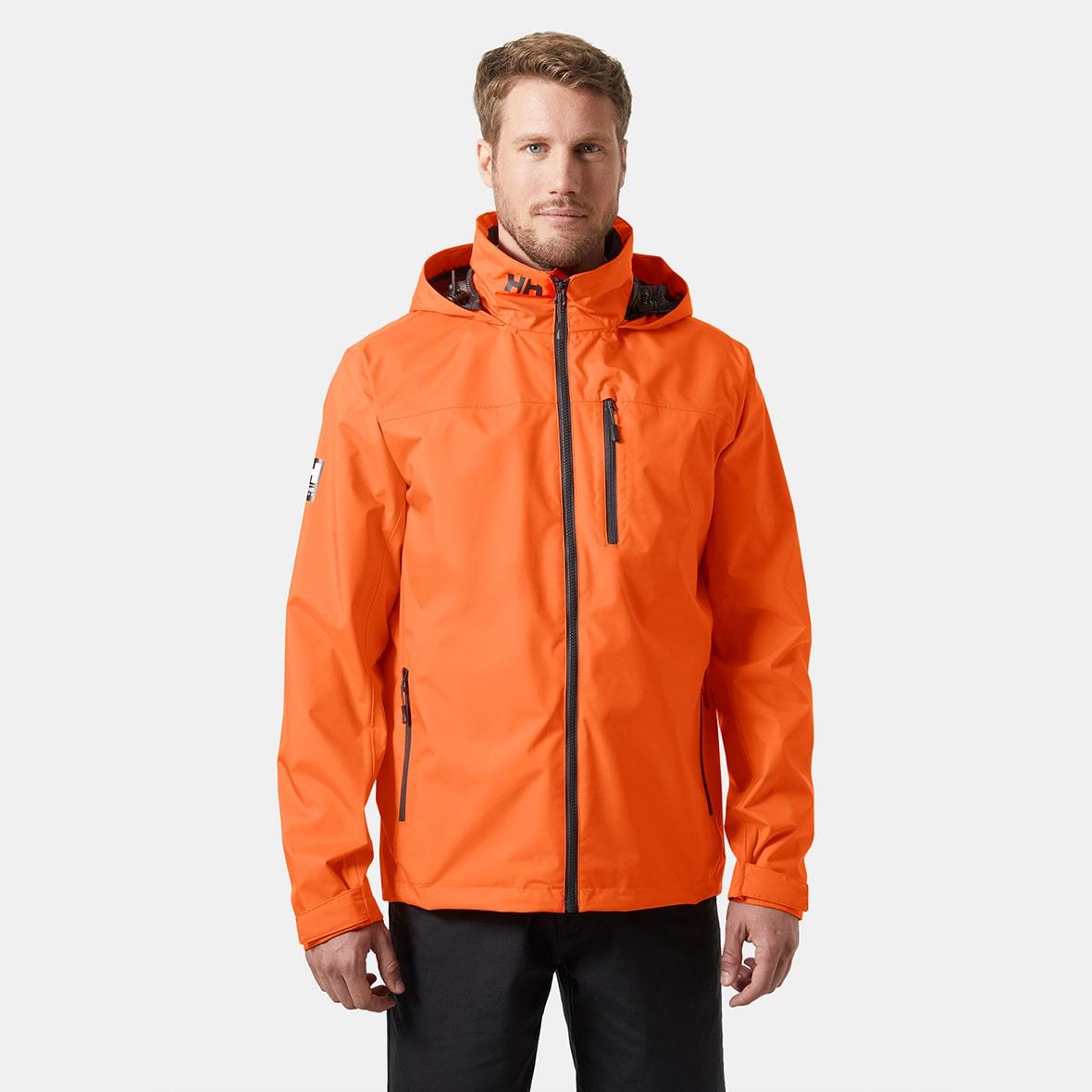 Helly Hansen Crew Hooded Jacket 2.0 Erkek Mont - Turuncu