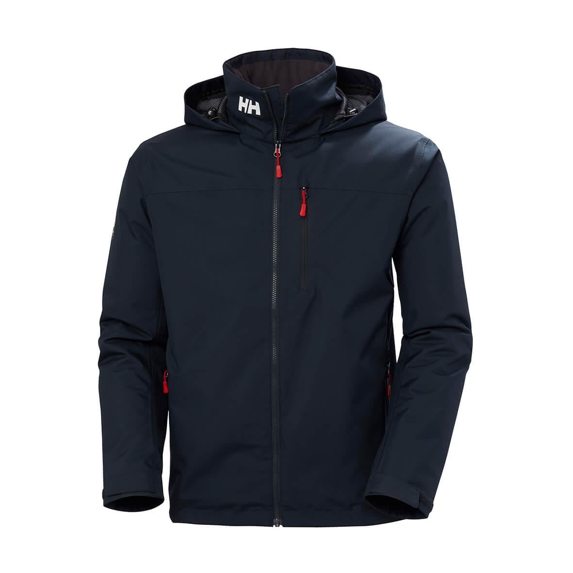 Helly Hansen Crew Hooded Midlayer Jacket 2 Erkek Mont - Lacivert