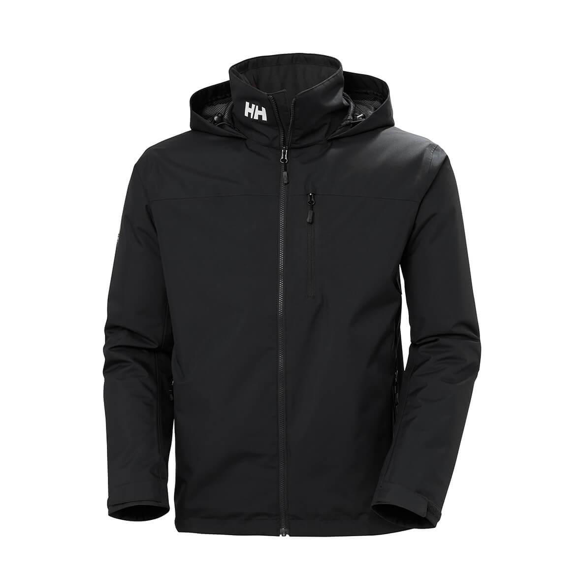 Helly Hansen Crew Hooded Midlayer Jacket 2 Erkek Mont - Siyah