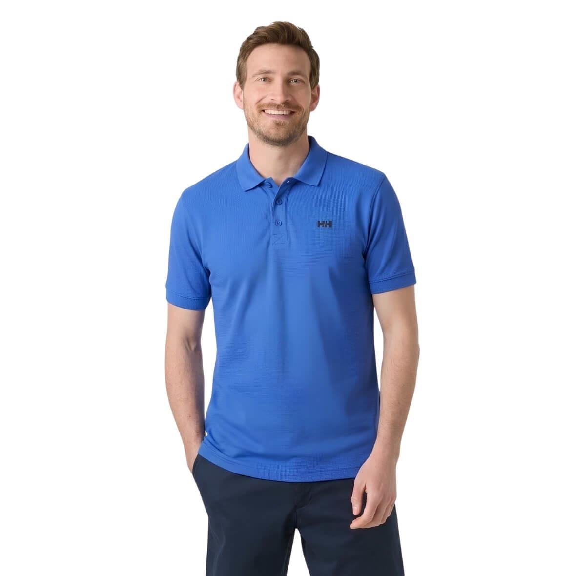 Helly Hansen Driftline Polo Erkek T-Shirt - Saks Mavisi