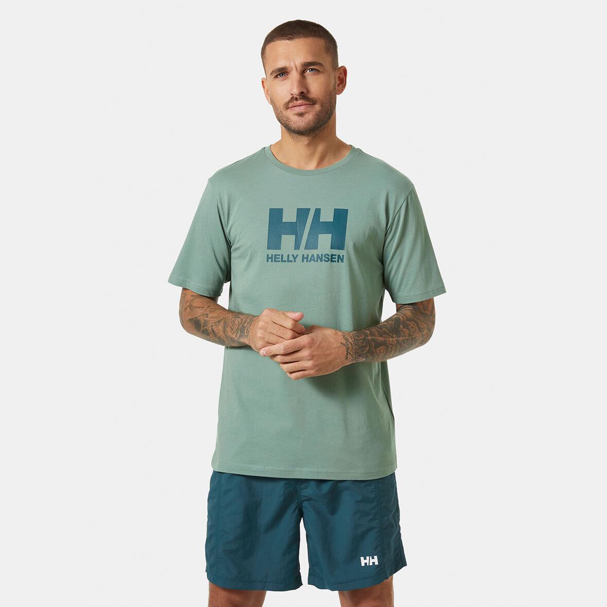 Helly Hansen HH Logo Erkek T-Shirt - Yeşil