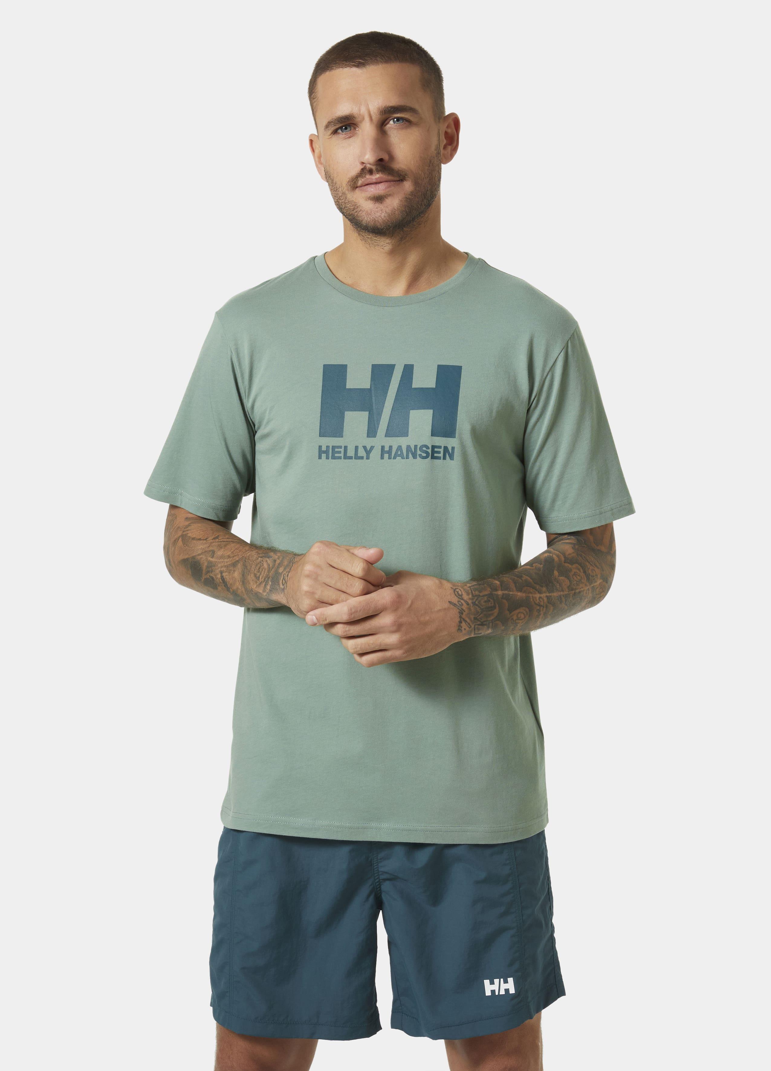 Helly Hansen HH Logo Erkek T Shirt Ye il