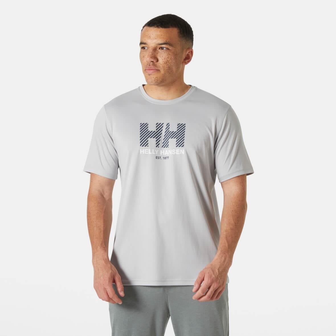 Helly Hansen HH Tech Graphic Erkek T-Shirt - Gri