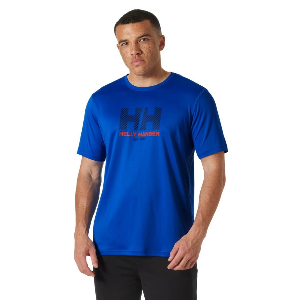 Helly Hansen HH Tech Graphic Erkek T-Shirt - Mavi