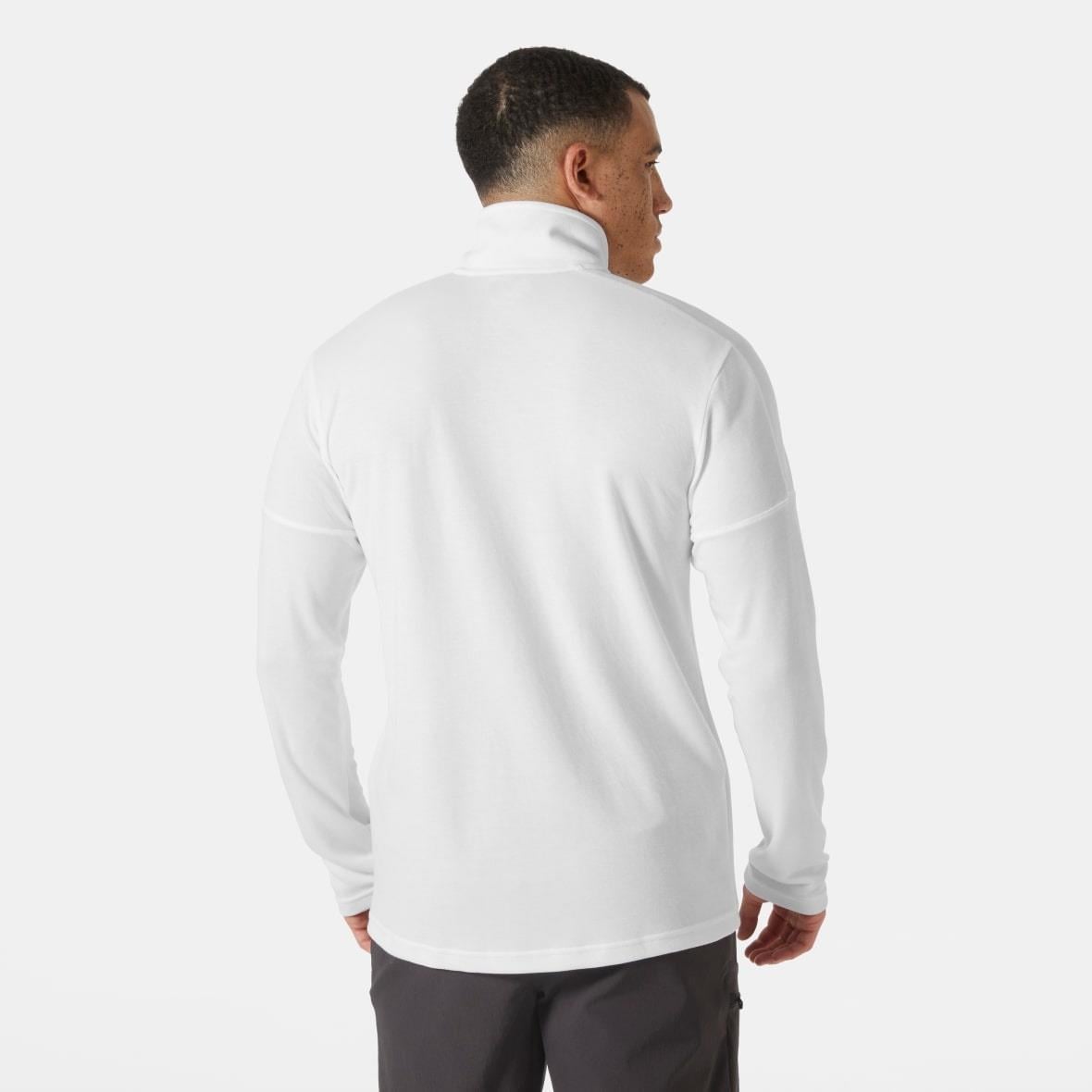 Helly Hansen HP 1/2 Zip Pullover 2.0 Uzun Kollu Erkek T-Shirt - Beyaz