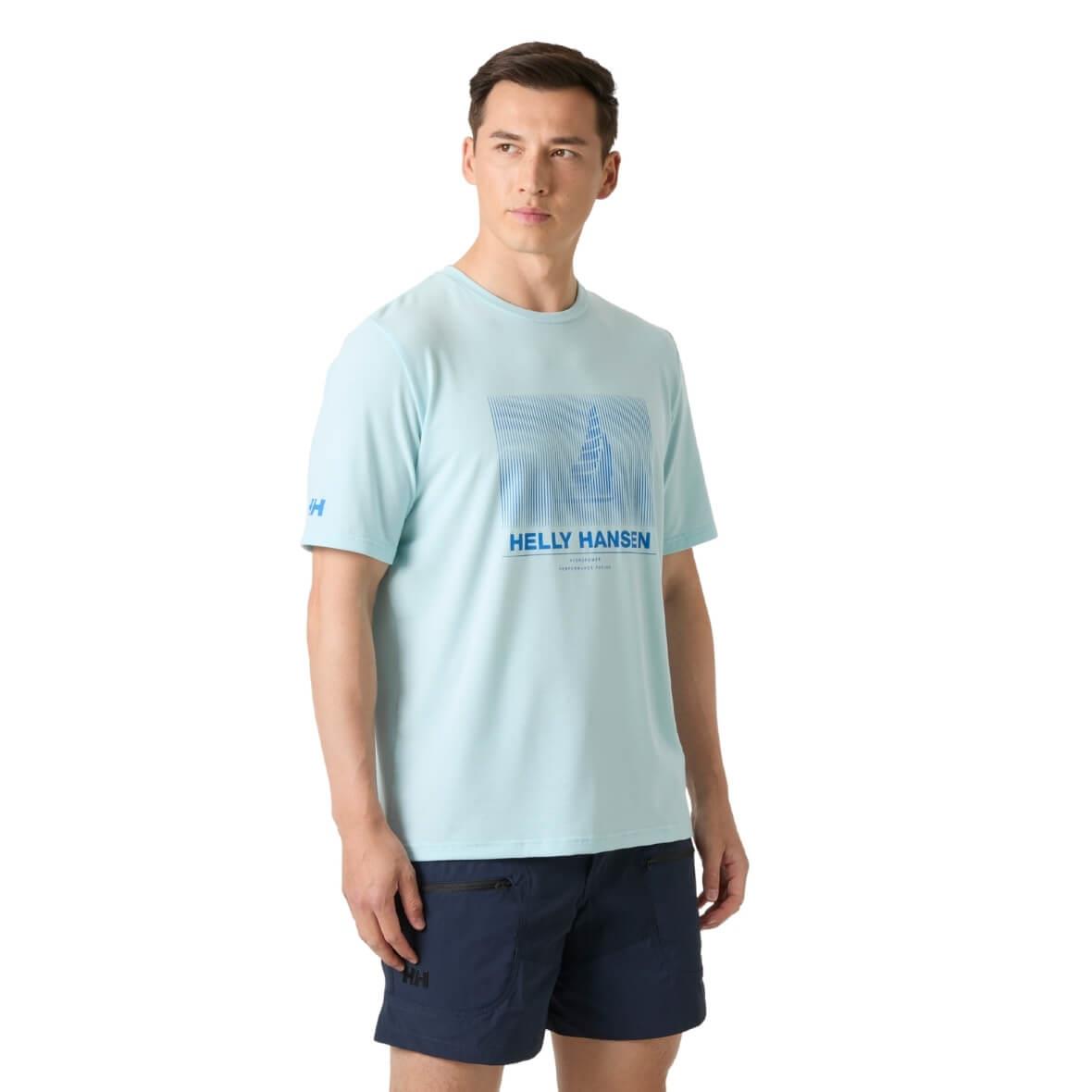 Helly Hansen HP Race Graphic Erkek T-Shirt - Mint