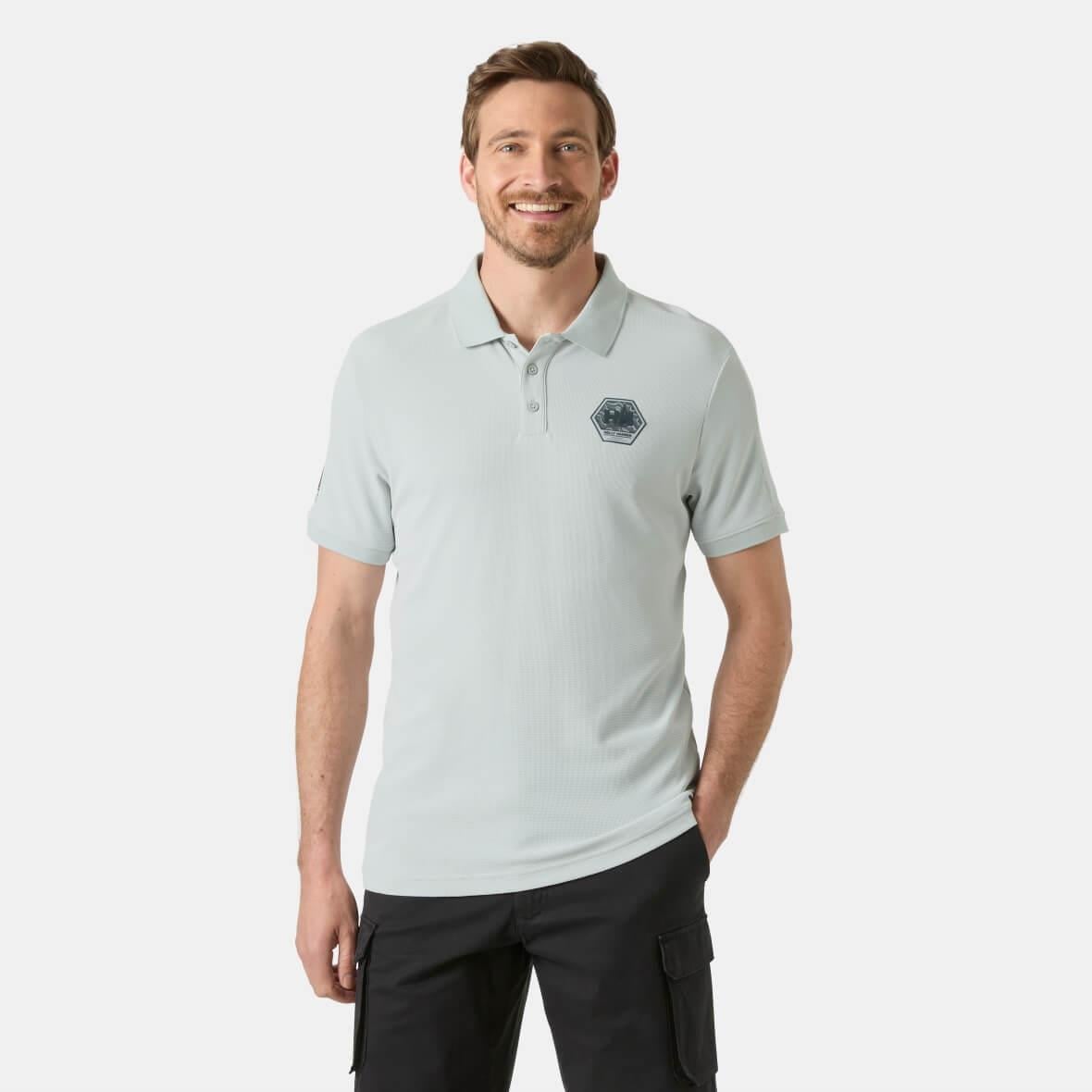 Helly Hansen HP Race Polo Erkek T-Shirt - Gri