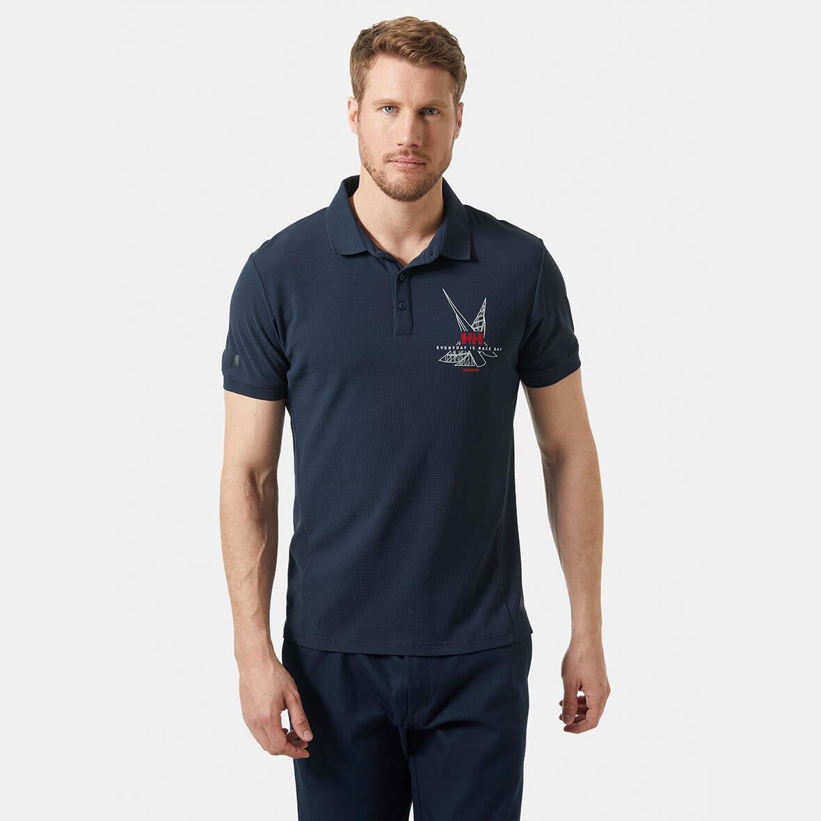 Helly Hansen HP Race Polo Erkek T-Shirt - Lacivert