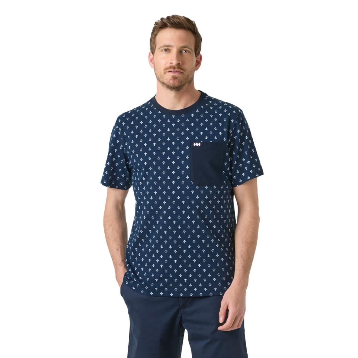 Helly Hansen Hudson Erkek T-Shirt - Lacivert