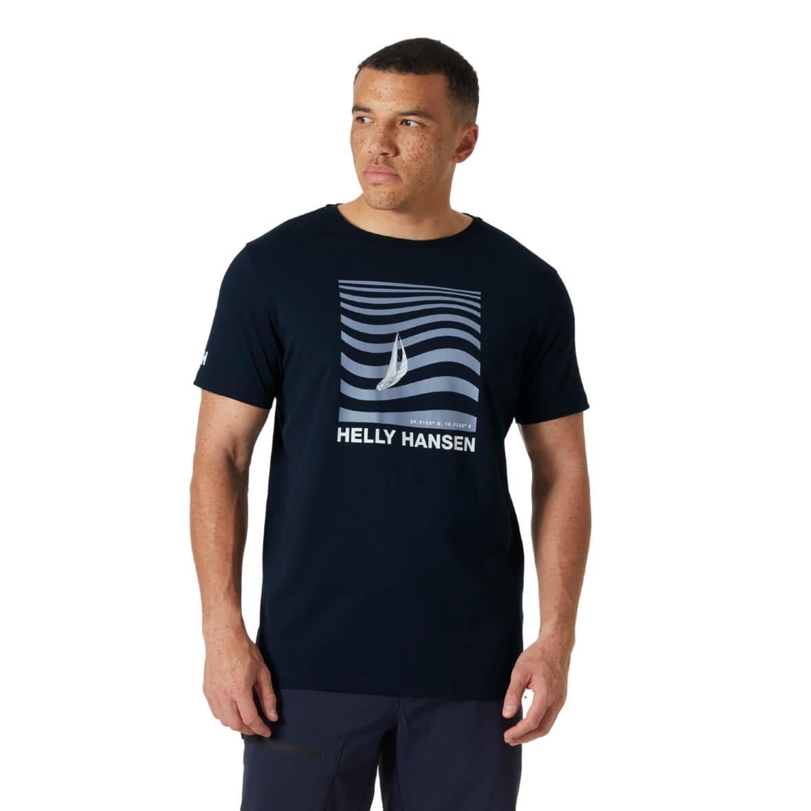 Helly Hansen Shoreline 3.0 Erkek T-Shirt - Lacivert