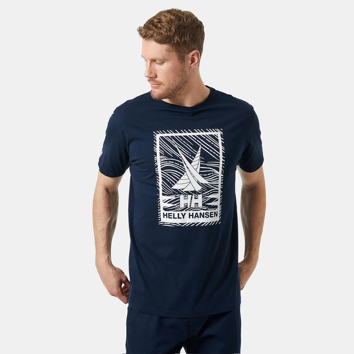 Helly Hansen Shoreline Erkek T-Shirt - Lacivert