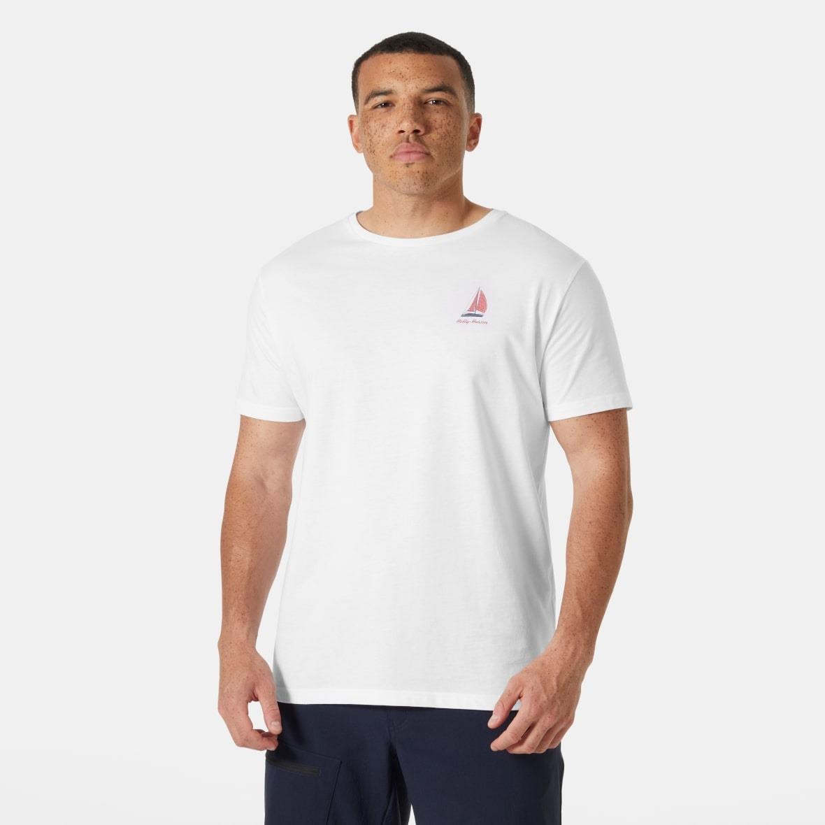 Helly Hansen Shoreline TShirt 3.0 Erkek T-Shirt - Beyaz