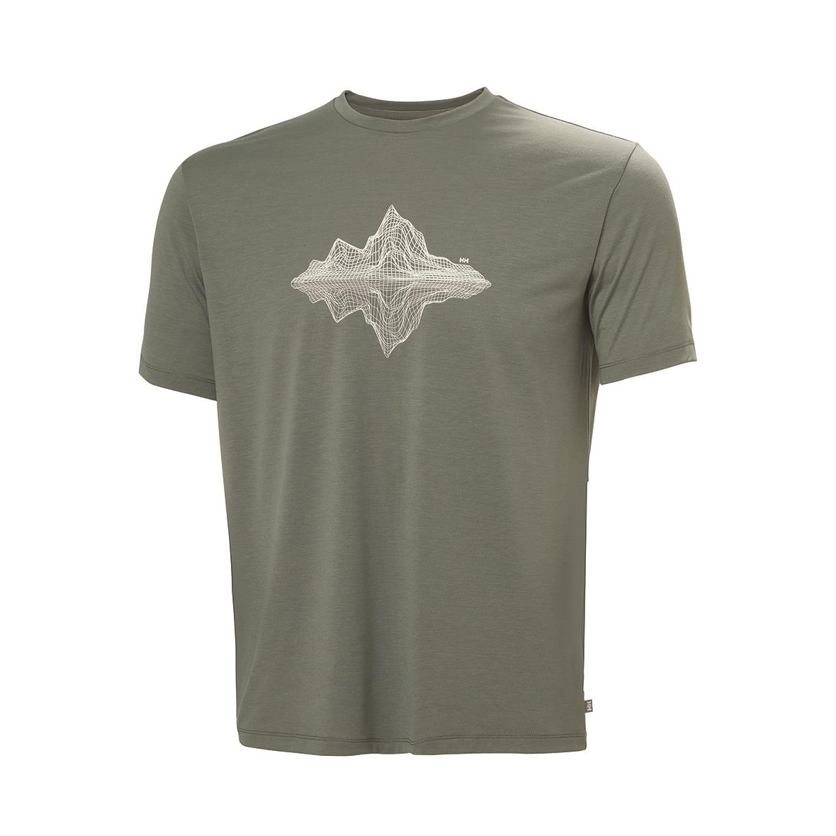 Helly Hansen Skog Recycled Graphic Erkek T-Shirt - Yosun