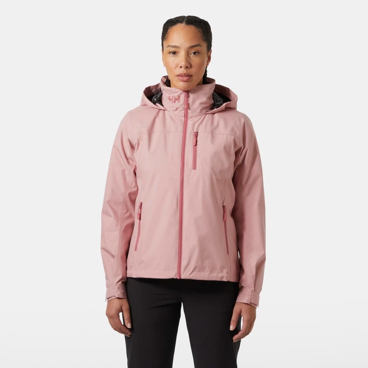 Helly Hansen W Crew Hooded Midlayer Jacket 2 Kadın Mont - Tuz Pembesi