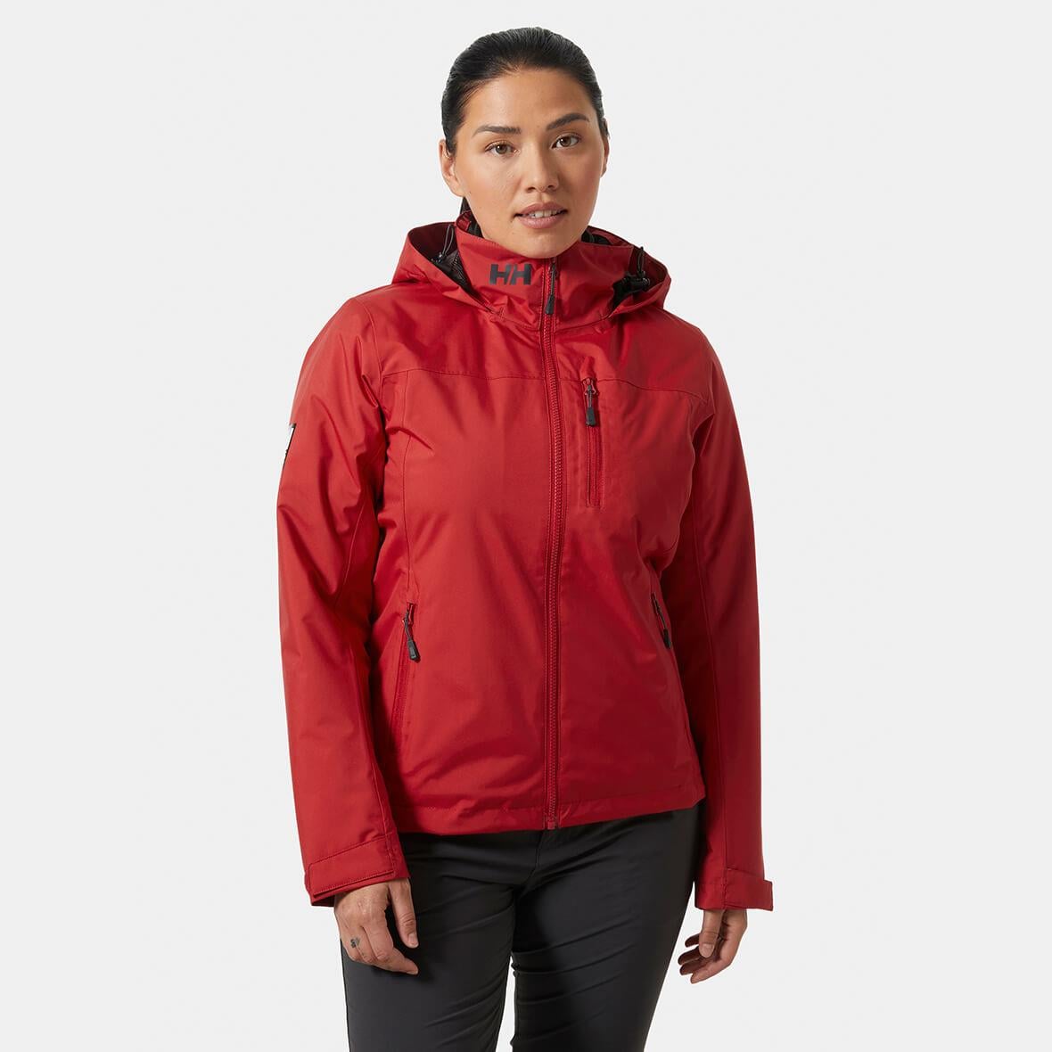 Helly Hansen W Crew Hooded Midlayer Jacket 2.0 Kadın Mont - Kırmızı