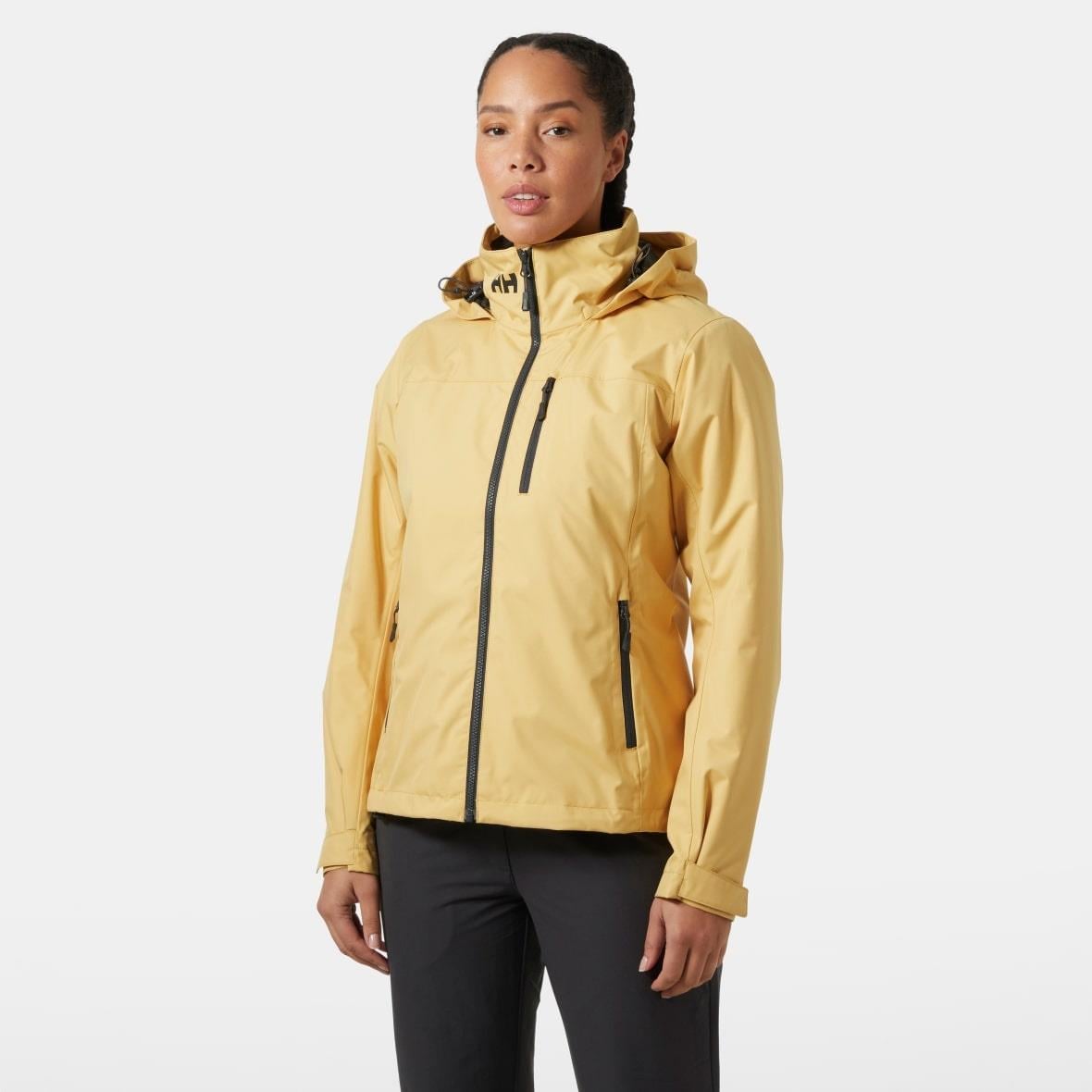 Helly Hansen W Crew Hooded Midlayer Jacket 2 Kadın Mont - Kumsal