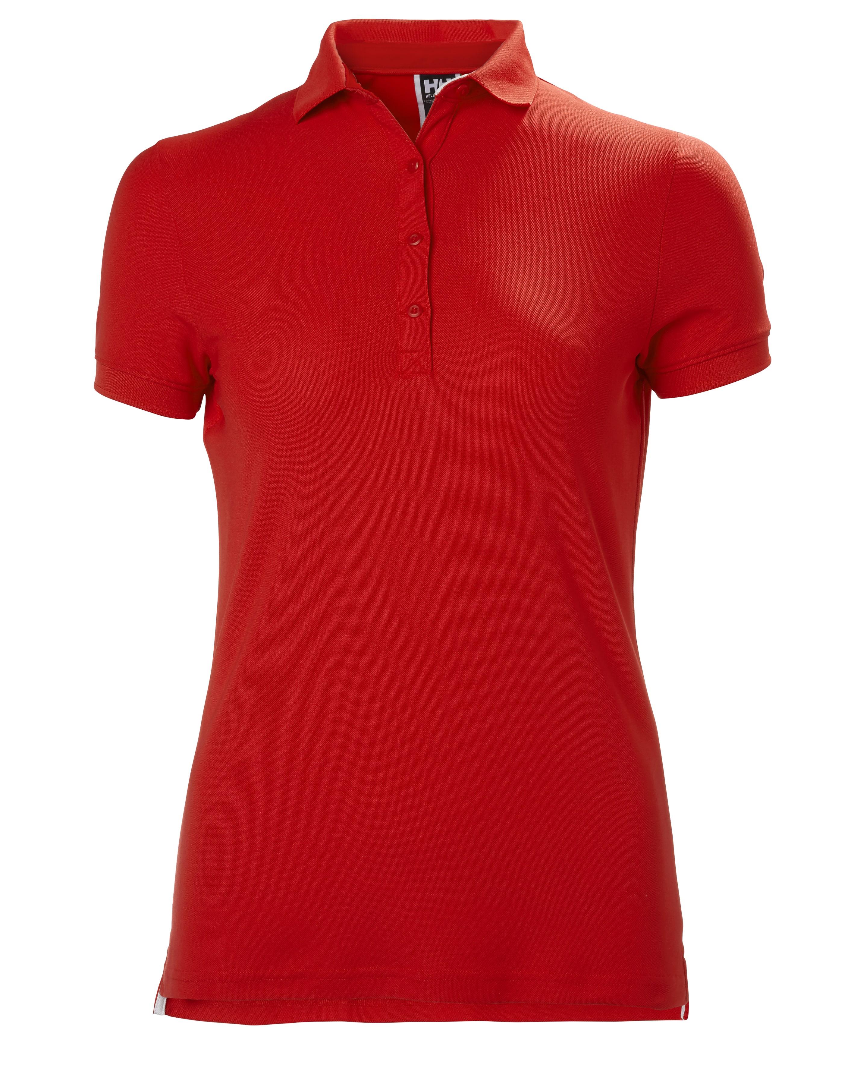 Helly Hansen W Crewline Polo Kadın T-Shirt - Kırmızı