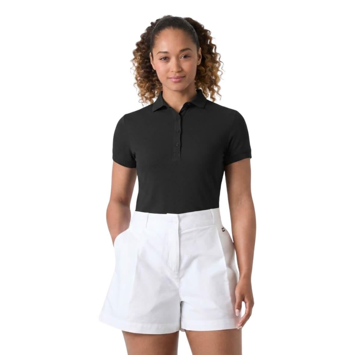Helly Hansen W Crewline Polo Kadın T-Shirt - Siyah