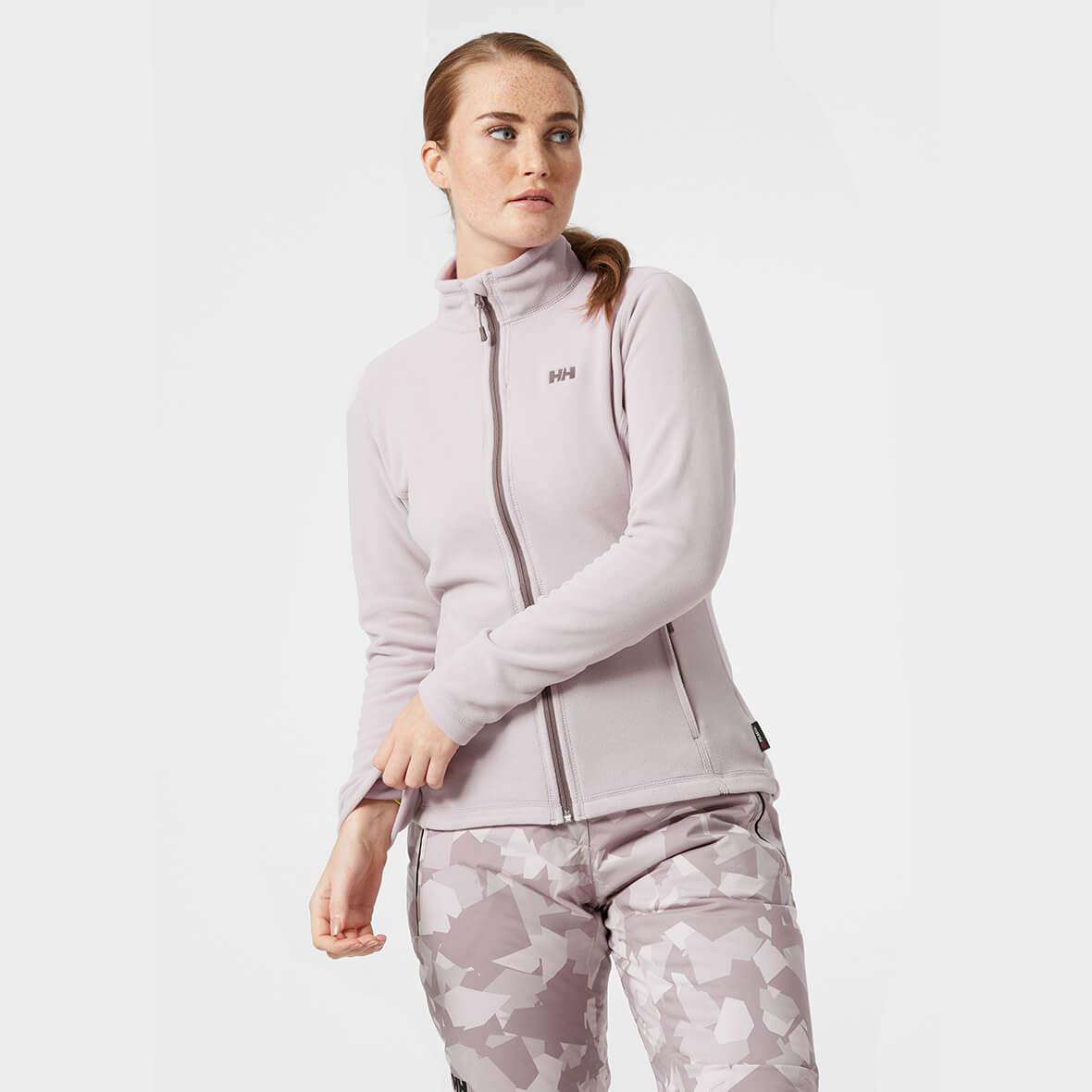 Helly Hansen W Full Zip Polar Kadın Mont - Toz Pembe