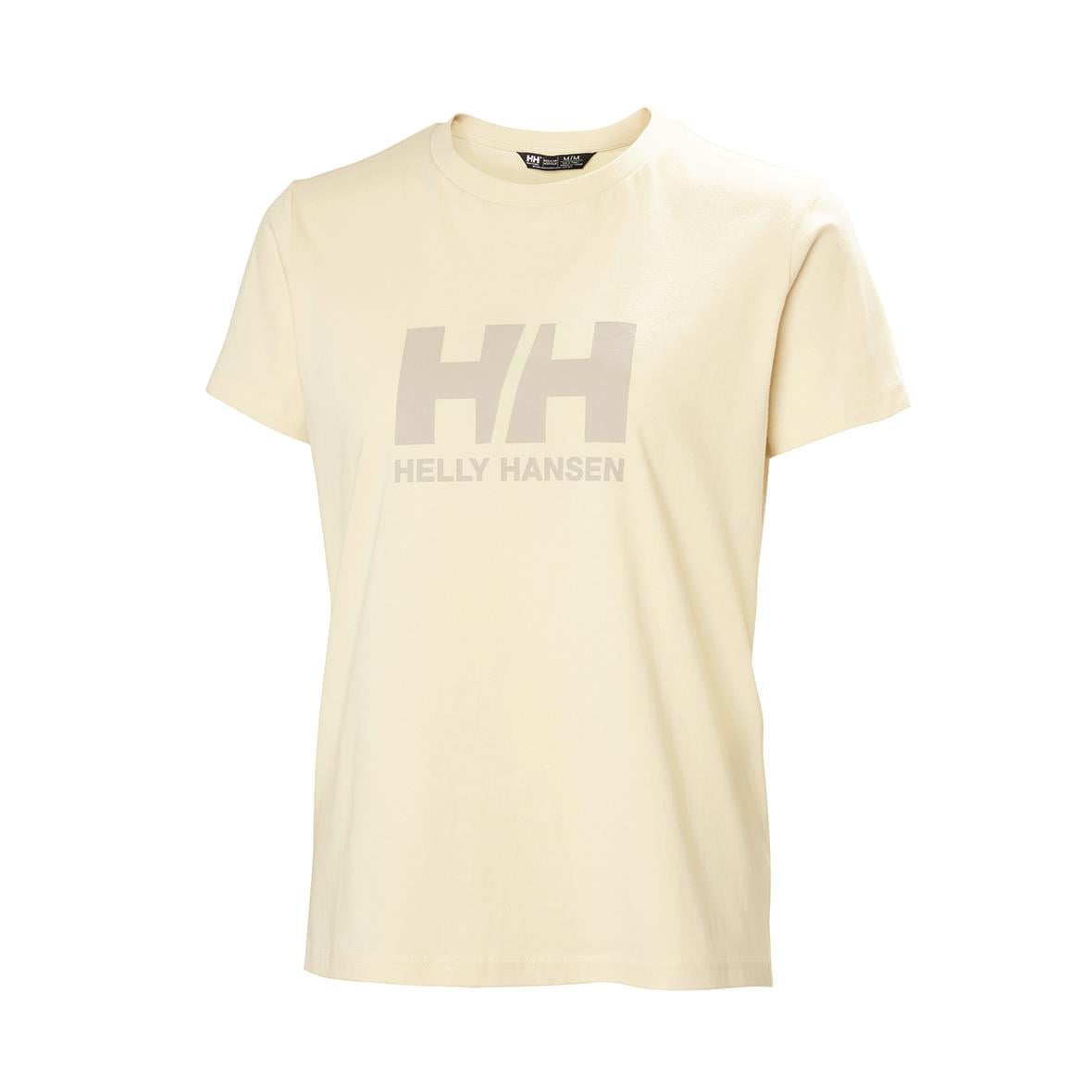 Helly Hansen W HH Logo TShirt 3.0 Kadın T-Shirt - Krem