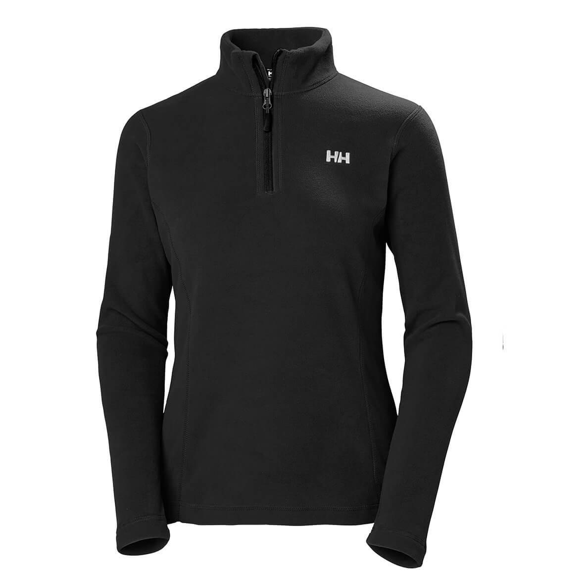 Helly Hansen W Light Half Zip Polar Kadın Sweatshirt - Siyah